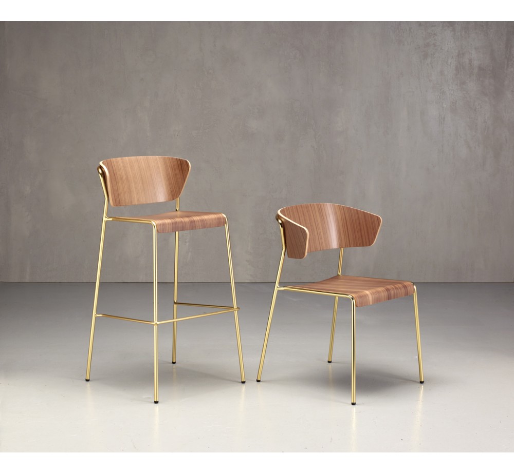 Lisa art.2854 metal barstool (h75) by SCAB | Avant Garde