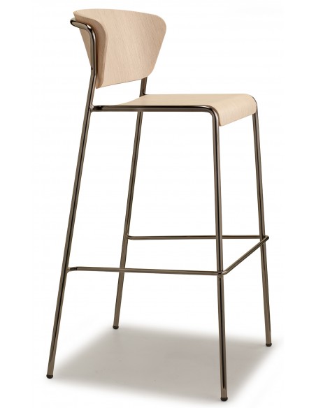 Lisa art.2854 metal barstool (h75) by SCAB | Avant Garde