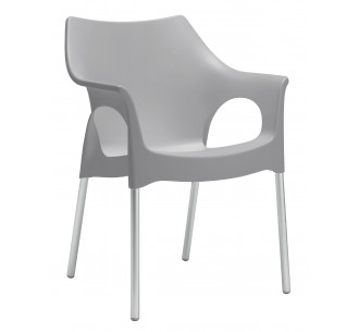 Ola art.2116/23 aluminium armchair