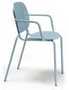 ZO - Zinc and matt air-force blue coated, embossed finish