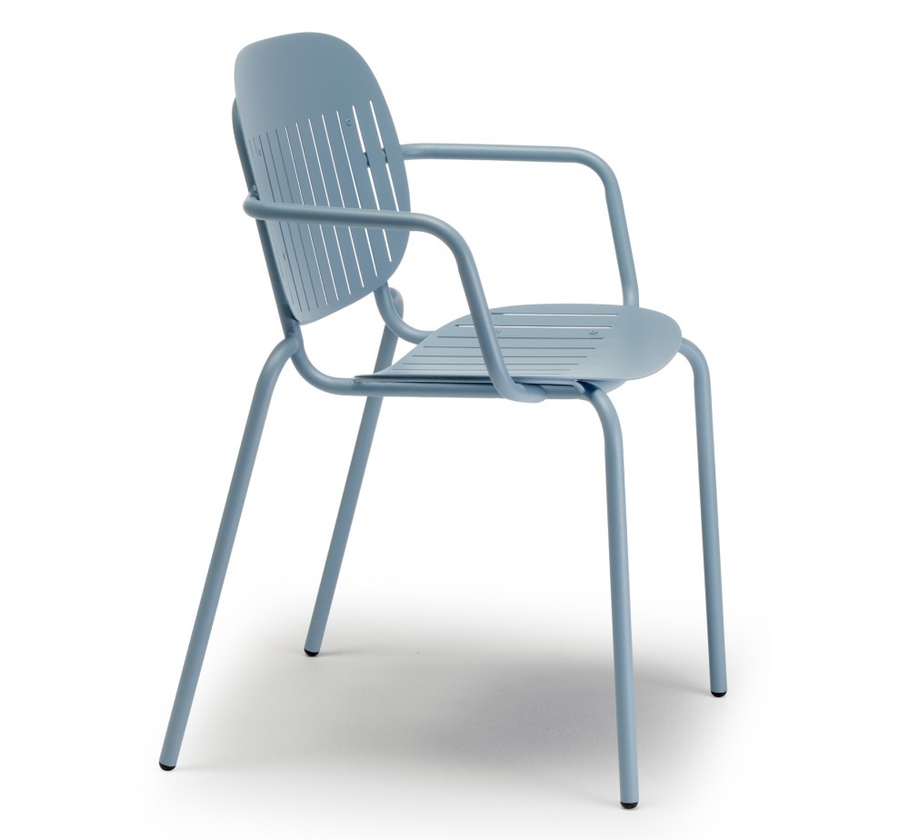SISI barcode art.2507 metal armchair by SCAB | Avant Garde