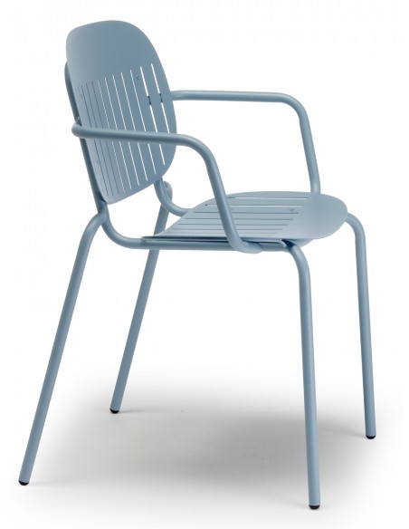 SISI barcode art.2507 metal armchair by SCAB | Avant Garde