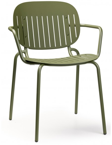 SISI barcode art.2507 metal armchair by SCAB | Avant Garde