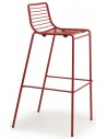 VM - Zinc and matt brick red coated steel, embossed finish
