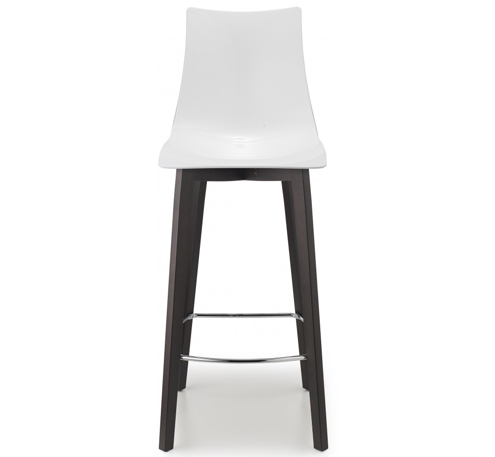 Natural zebra art.2810 wooden barstool (h78) by SCAB | Avant Garde