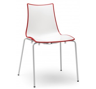 Zebra bicolore art.2272 metal chair