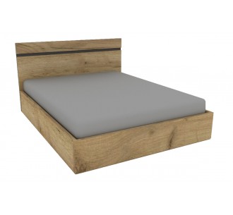Tenter bed with storage space