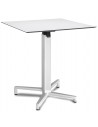 AV 10 - Matt white coated aluminium, embossed finish