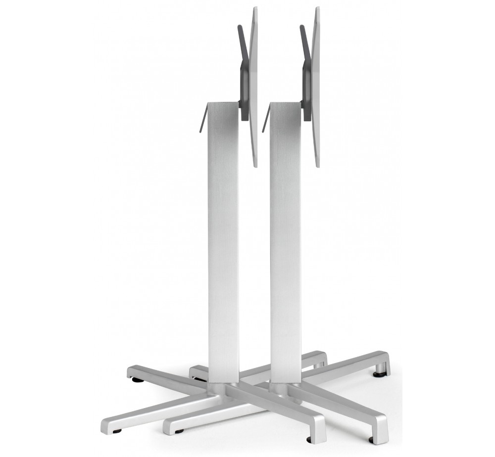 Domino art.5161 folding aluminium base by SCAB | Avant Garde