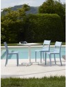 AV 10 - Matt white coated aluminium, embossed finish