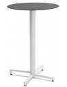 AV 10 - Matt white coated aluminium, embossed finish