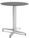 AV 10 - Matt white coated aluminium, embossed finish