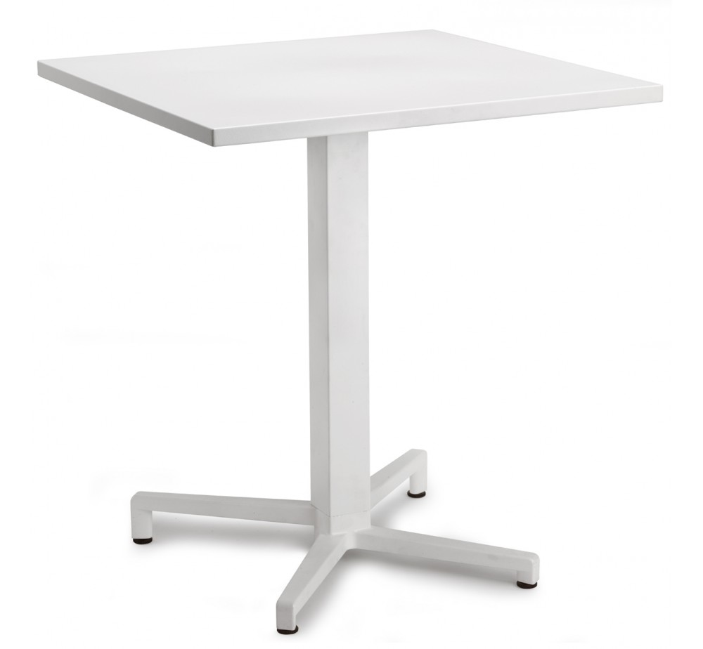 Domino art.5141 aluminium fixed table by SCAB | Avant Garde