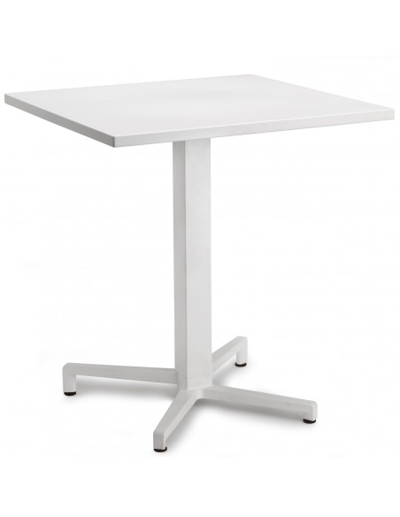 Domino art.5141 aluminium fixed table by SCAB | Avant Garde