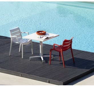 Maxi domino art.5110 aluminium base by SCAB | Avant Garde 2