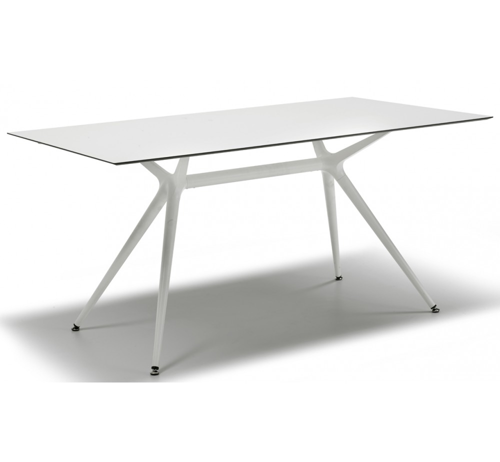 Metropolis l art.7014 metal table base 106x74cm by SCAB | Avant Garde