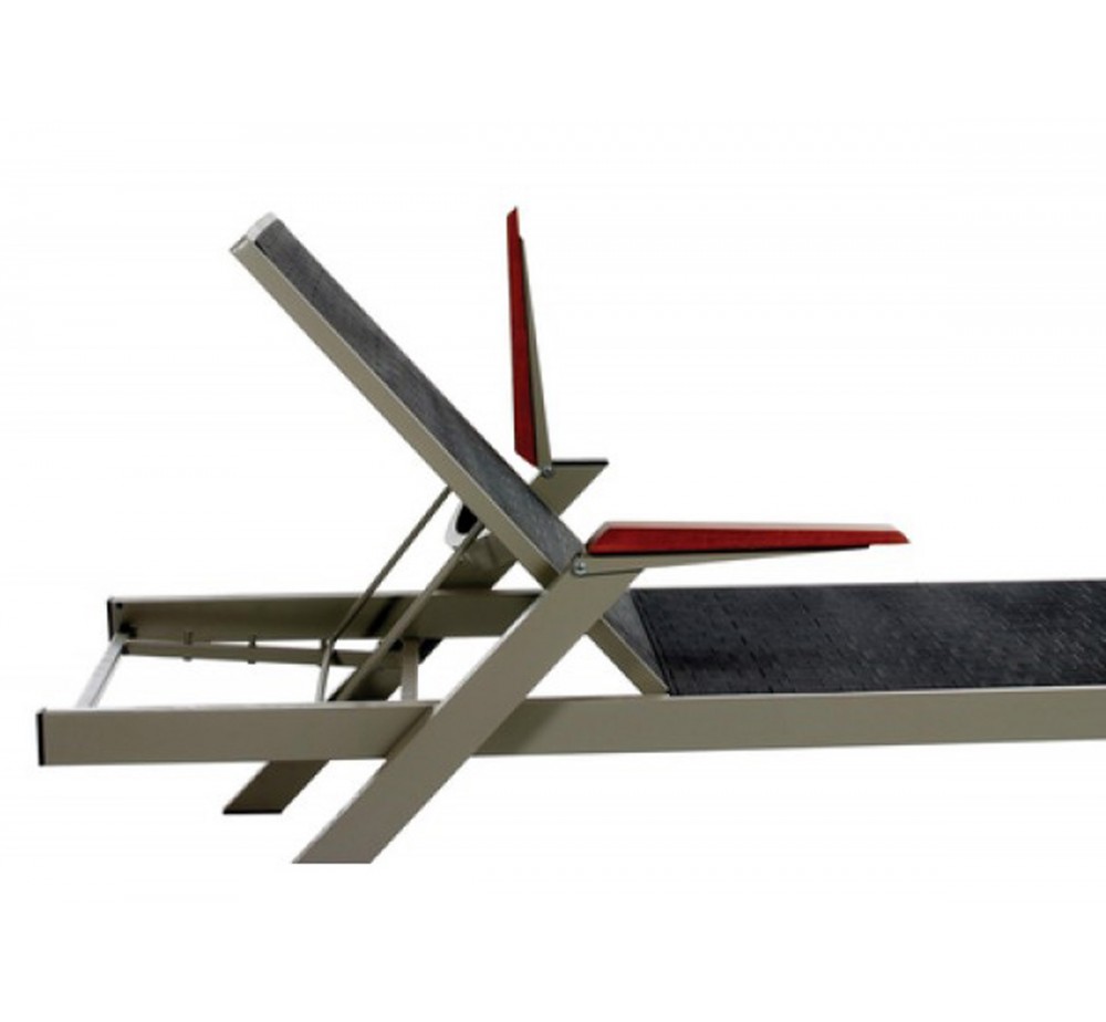 Borneo-B aluminum sunlounger - 2 years guarantee | Avant Garde