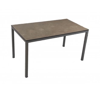 Nuovo grey aluminum table
