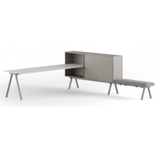 Workstation 2027 desk with bench