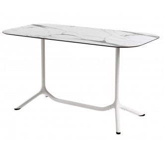 Tripe double fixed art.5007 table base 114x54xH73cm