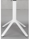 AV 10 - Matt white coated aluminium, embossed finish
