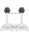 AV 10 - Matt white coated aluminium, embossed finish