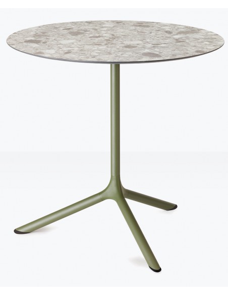 Tripe maxi metal table base art.5006 by SCAB | Avant Garde