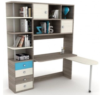 Clever children's melamine bookcase