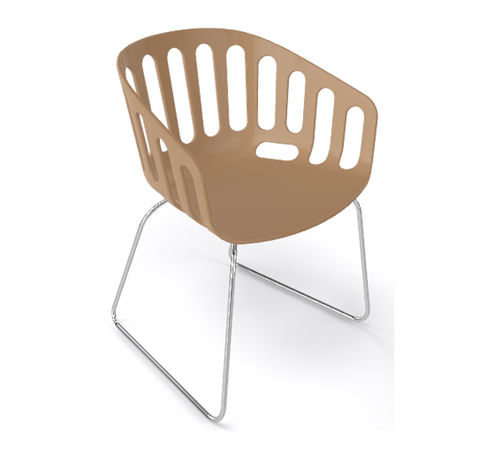 Basket cod.268.--/ST armchair by Gaber|Avant Garde