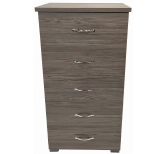 B008 Narrow chest of drawers with 5 drawers