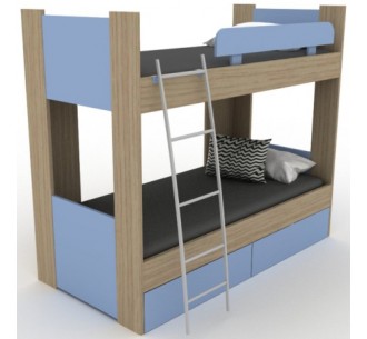 POLO bunk bed with storage space