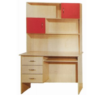 B099 Office desk with shelves