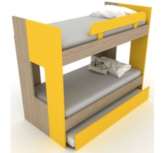 TETRIS bunk bed with sliding bed