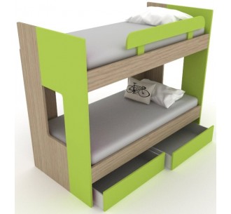 TETRIS bunk bed with storage space