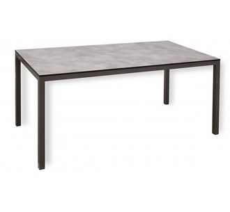 Nuovo black aluminum table