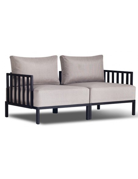 Slim stripe two-seater sofa by Papatya | Avant Garde