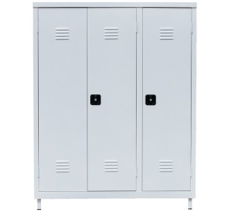 DM-003 Metal Wardrobe three doors