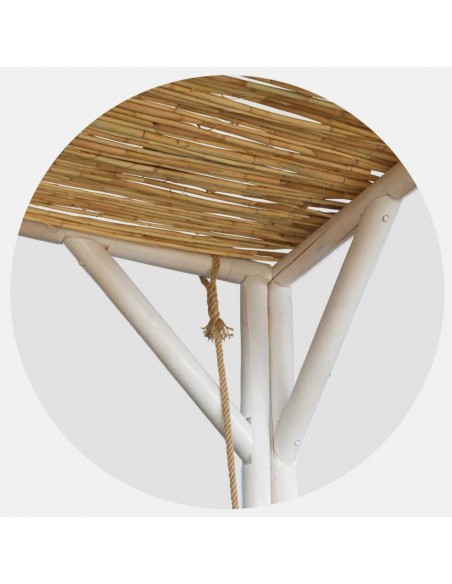 Tropical swing wooden outdoor bed | Avant Garde design
