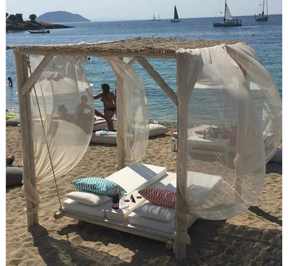 Tropical swing ξύλινο κρεβάτι outdoor | Avant Garde design