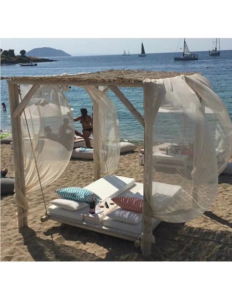 Tropical swing wooden outdoor bed | Avant Garde design