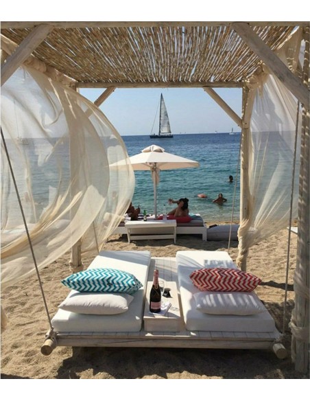 Tropical swing ξύλινο κρεβάτι outdoor | Avant Garde design