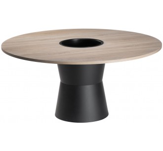 Nidaba table technopolymer - laminate with container