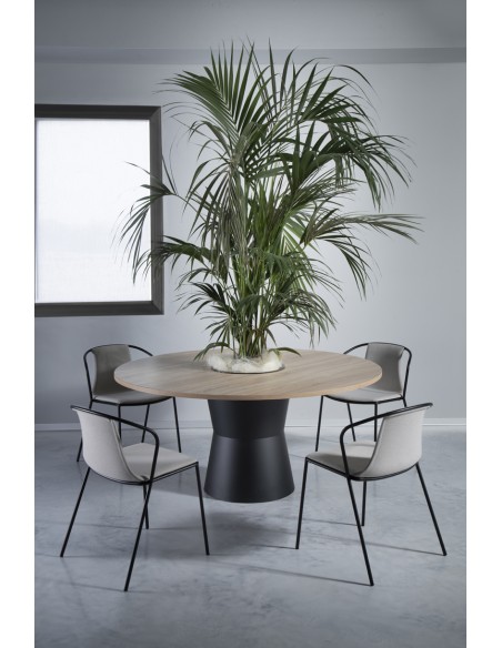 Nidaba table technopolymer-laminate with container by Gaber|Avant Garde