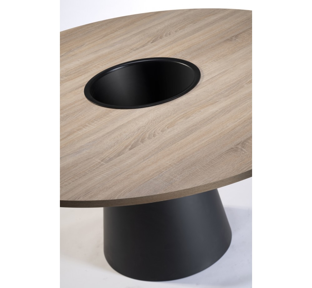 Nidaba τραπέζι technopolymer-laminate με δοχείο της Gaber| Avant Garde