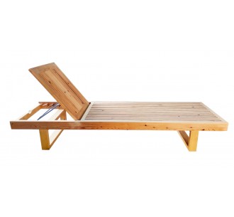 AVG005 wooden sunlounger