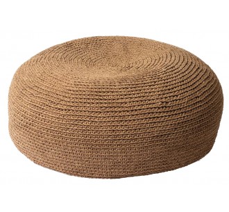 Round rope πουφ