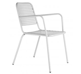 Clover metal armchair