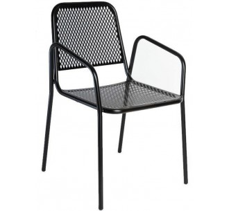 Tobin metal armchair