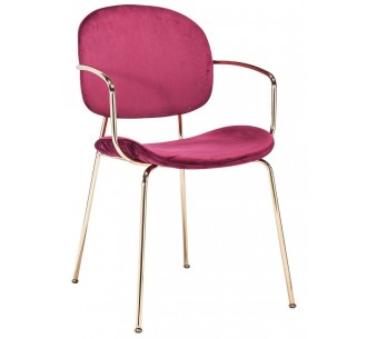 Ala metal armchair