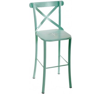 Agata metal bar stool